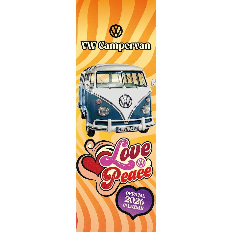 image 1 of VW CAMPERVAN 2026 SLIM CALENDAR