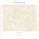 image 3 of Gentle Roses Full Wall Mural in Mushroom and Cream | Cream | Mushroom And Cream | Large (300cm x 240cm)