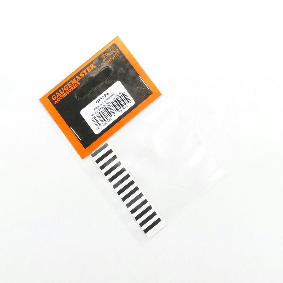 image 1 of Gaugemaster Highways Zebra Crossing N Scale Road Markings Set