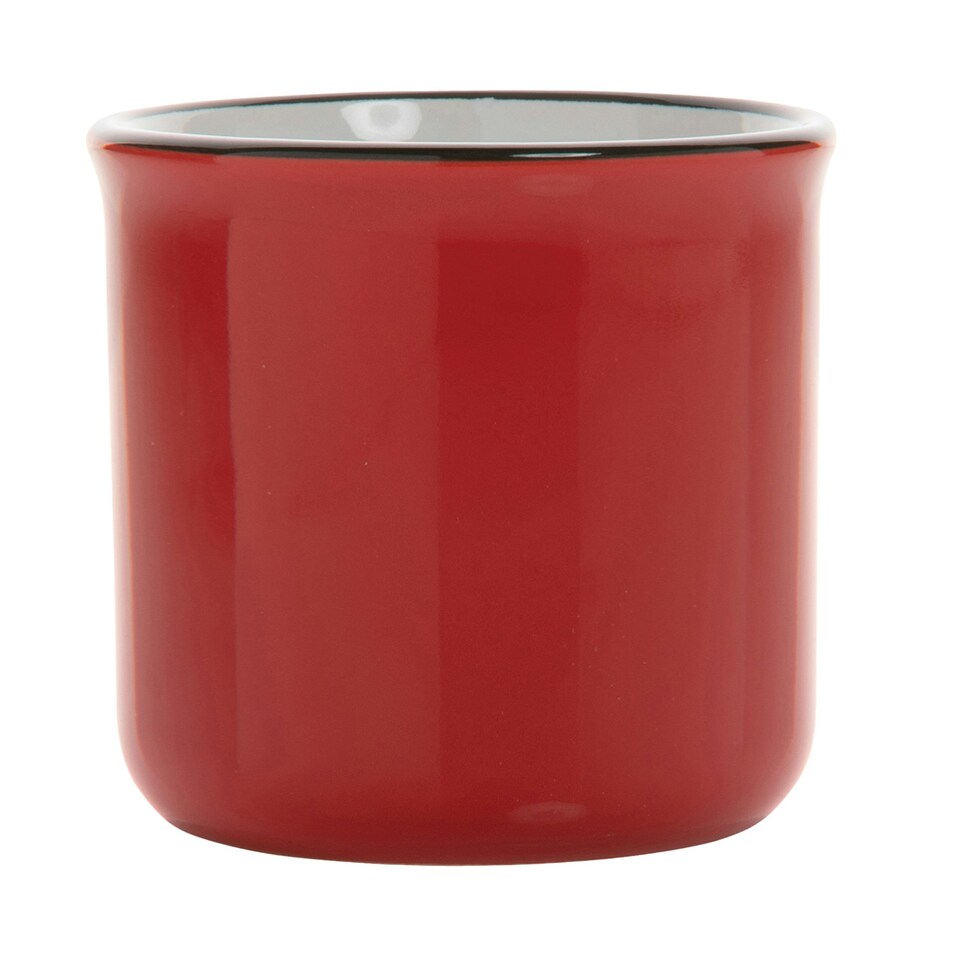 image 1 of XD Collection Vintage Ceramic 280ml Mug - Red - One Size