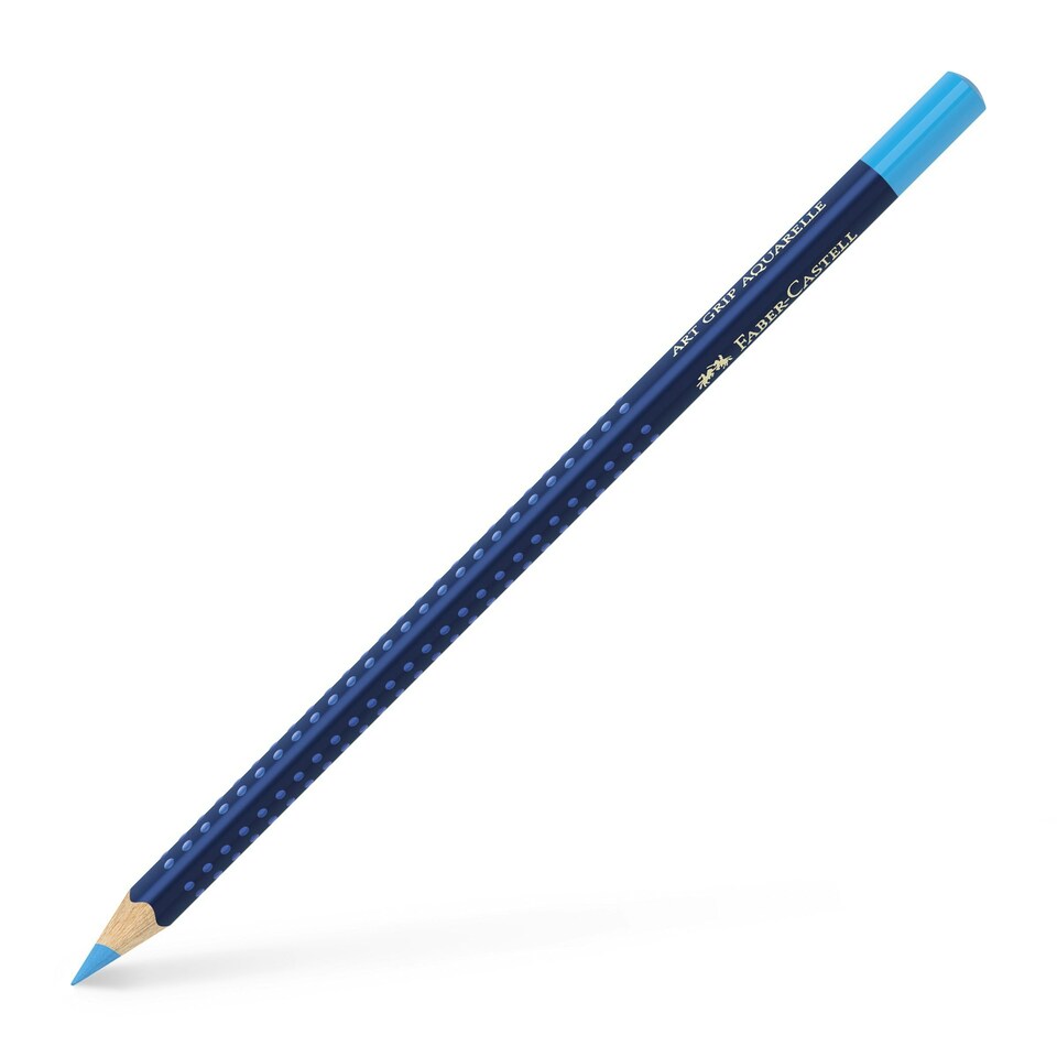 Faber-Castell - Art Grip Aquarelle Studio Pencil, Light Phthalo Blue (145) - FC114245