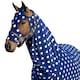 image 1 of Supreme Products Dotted Fleece Horse Hood - Noble Navy - 17.2 Hands