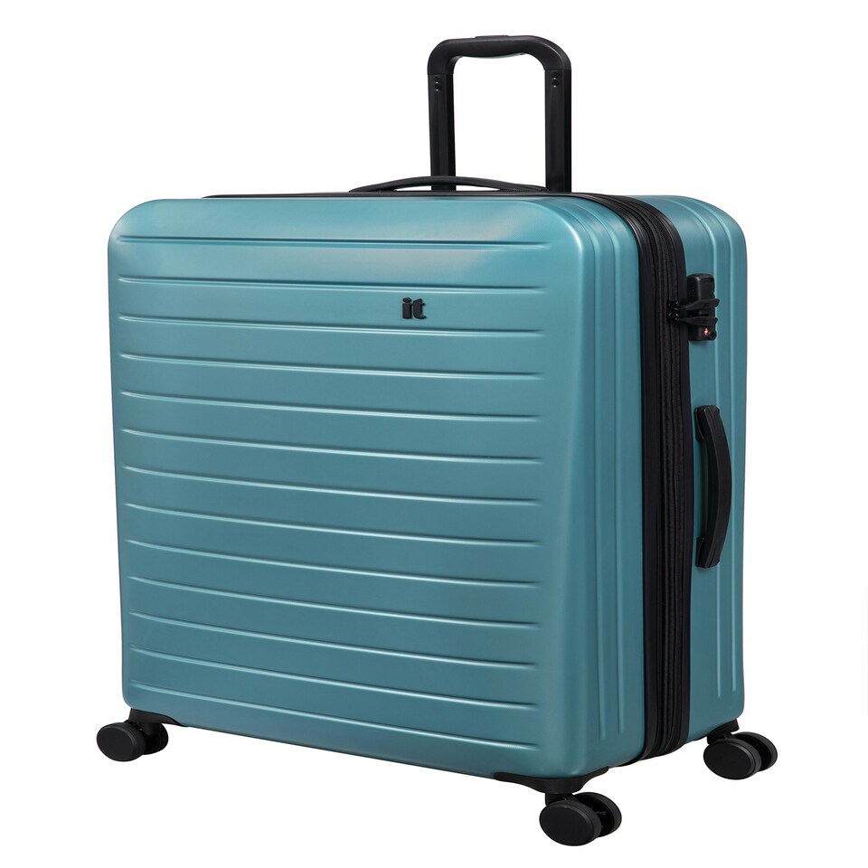 image 1 of IT Luggage Legion Smoke Blue Expandable Large Suitcase with TSA Lock Blue | Large