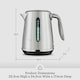 image 6 of Sage The Soft Top Luxe Quiet Electric Kettle - Fast Boil, Opens Softly, Elegant Design - 1.7 L Capacity, Cordless, 2400 W - Black Truffle