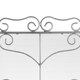 image 2 of Hill Interiors Large Ornate Fire Screen - Antique Silver - One Size