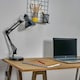 image 2 of ValueLights Retro Adjustable Black Metal Bedside Desk Table Lamp | Black