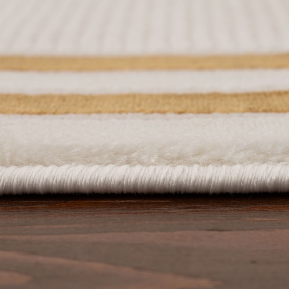 image 1 of The Rugs Carmel Collection Bordered Area Floor Rug Runner Soft Pile Living Room Bedroom