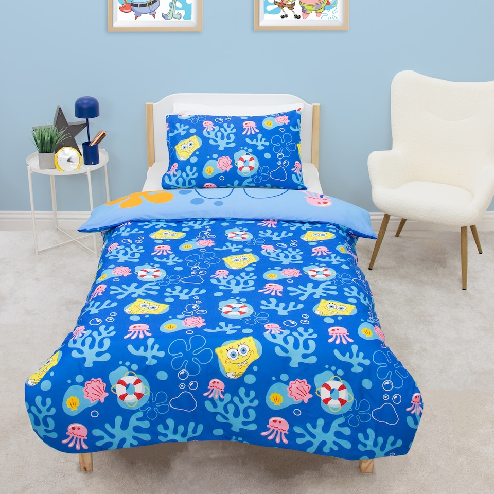 image 1 of Spongebob Squared Single Duvet Cover