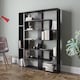 image 3 of Decorotika Esteban Geometric Bookcase | Black