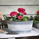 image 2 of Cordar Two Tone Metal Planter Grey