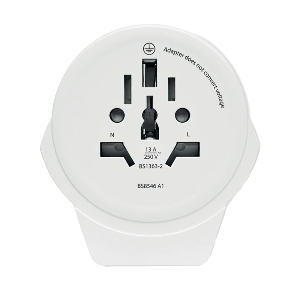 image 1 of MidOcean World To Europe Travel Adapter - White - One Size