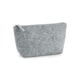 image 3 of Bagbase Felt Accessory Bag - Grey Melange - 12.5cm x 6cm x 16cm