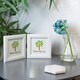image 4 of Nicola Spring Folding 2 Photo Frame - 4 x 4'' - White