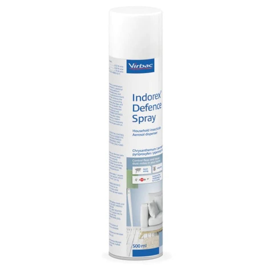 image 1 of VIRBAC Indorex Defence Flea Spray 500Ml