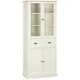 image 1 of HOMCOM Kitchen Cupboard, 5-Tier Storage Cabinet w/ Shelves, Cream
