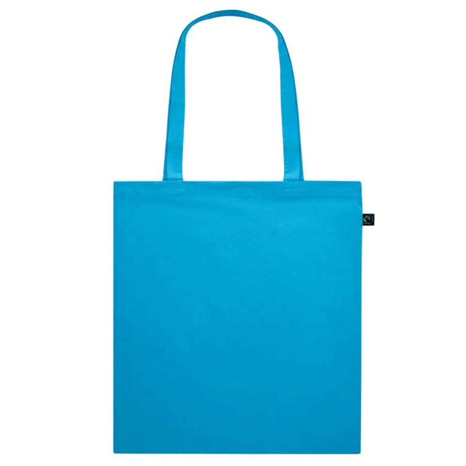 image 1 of MidOcean Osole Colour Fairtrade Shopper Bag - Turquoise - One Size Blue