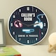 image 1 of Personalised Gaming Wooden Childrens Clock