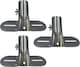 image 6 of Metal Broom Handle Support Bracket Heavy Duty Adjustable Brace for Push Brooms | Silver