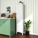 image 5 of COSTWAY 5-Tier Bathroom Tall Cabinet Storage Organizer Cupboard White