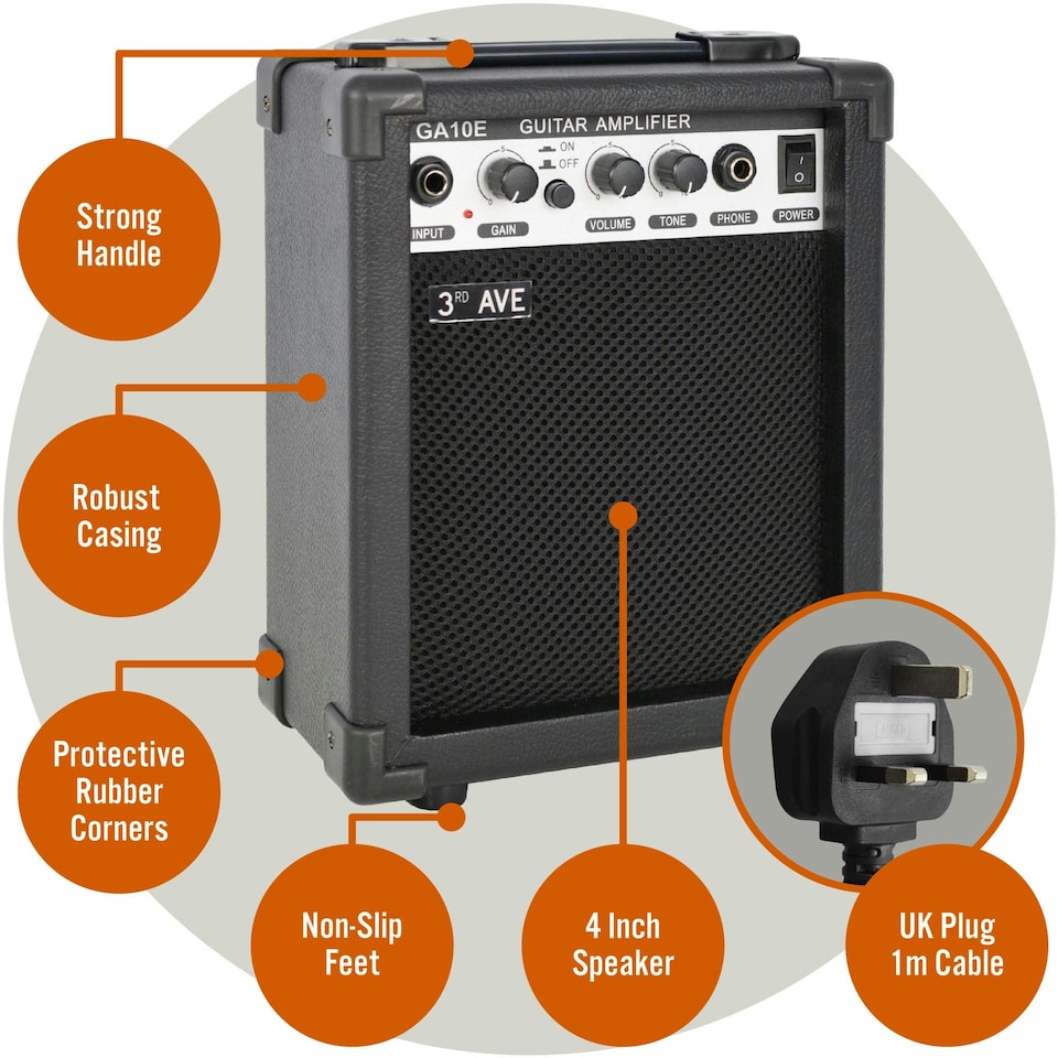 image 1 of 3rd Avenue 10W RMS Guitar Amplifier