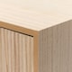image 7 of OHS 3 Drawer Modern Ribbed Office Side Bedroom Nightstand Bedside Table Brown | Natural Wood