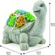 image 3 of Pack of 1 Solar Bunny Garden Ornament Grey | One Size
