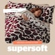 image 4 of Silentnight Coverless 10.5 Tog Duvet and Pillowcase Set, Leaf Print | Purple | Single