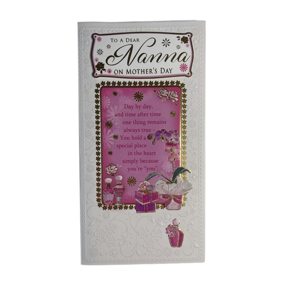 To Nanna Hold A Special Place In Heart Mother's Day Card