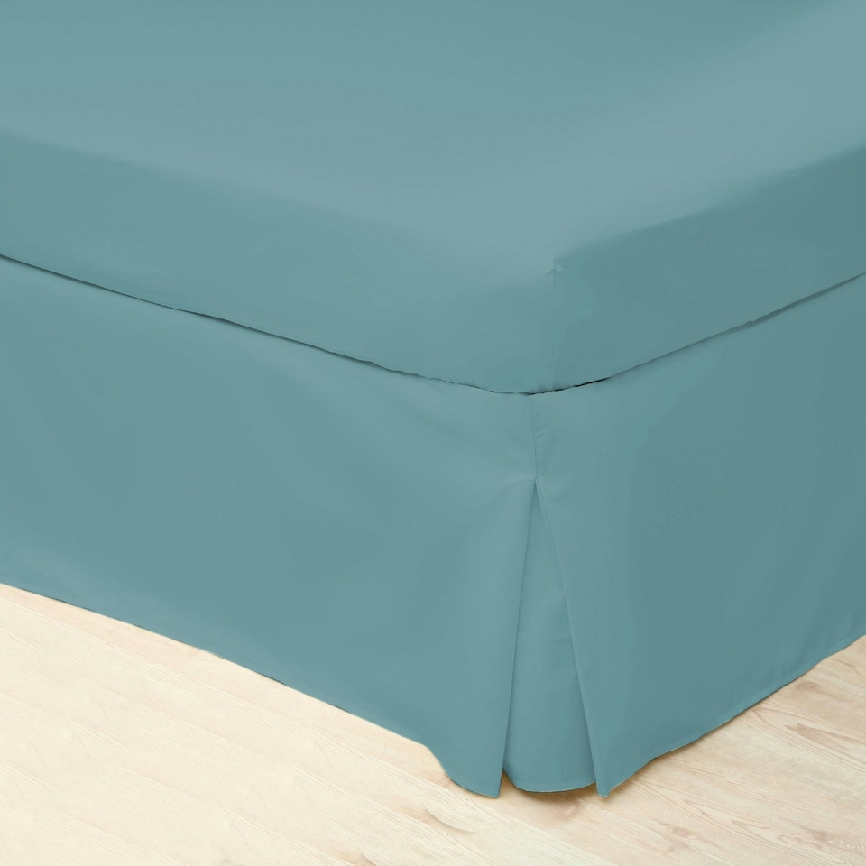 Belledorm Easycare Percale Platform Valance - Teal - Double