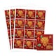 image 1 of Happy Chinese New Year 2024 Dragon Design Square Stickers 65mm - Sheet of 12