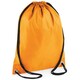 image 2 of BagBase Budget Water Resistant Sports Gymsac Drawstring Bag (11L) - Orange - One Size Orange | One Size