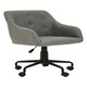 image 1 of Interiors by Premier Brent Tufted Grey And Black Home Office Chair