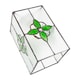 image 3 of Traditional Clear Glass Tiffany Style Pendant Light Shade with Green Panels | Green | Green | 1