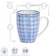 image 6 of Nicola Spring 15 Piece Hand-Printed Tea Set - Navy