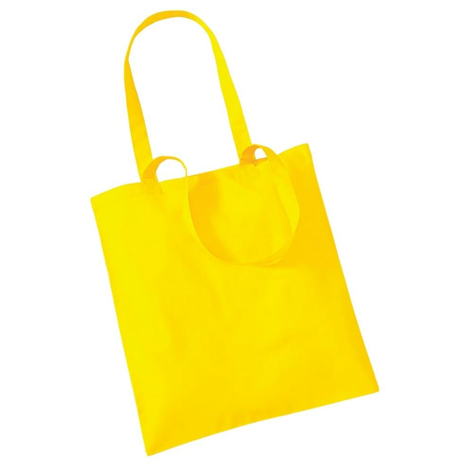 image 1 of Westford Mill Long Handle Tote Bag - Yellow - One Size Yellow