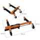 image 4 of Hydraulic Positioning Skates Pair | Orange
