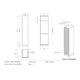 image 5 of Shaker White Single Wardrobe with Single Rail White