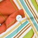 image 8 of Outsunny Hanging Hammock Swing Chair Safe Wide Seat Indoor Outdoor Stripe 