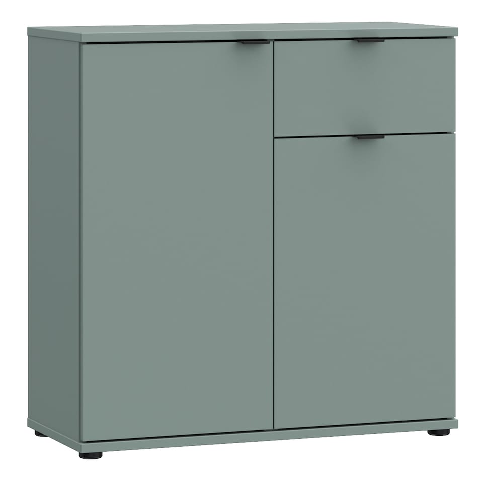 image 1 of Ganymede 2 Door Cupboard with Drawer in Sage Green