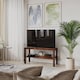 image 2 of URBNLIVING 2 Tier TV Bench Entertainment Media Stand 90cm | Multi | Rustic Brown | 1