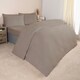 image 8 of OHS Teddy Fleece Soft Cosy Warm Thermal Plush Plump Duvet Cover and Pillowcase Bedding Set Blue | Teal | King