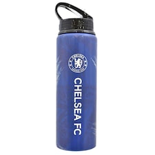 Chelsea FC Printed Aluminium Water Bottle - Blue/White - One Size