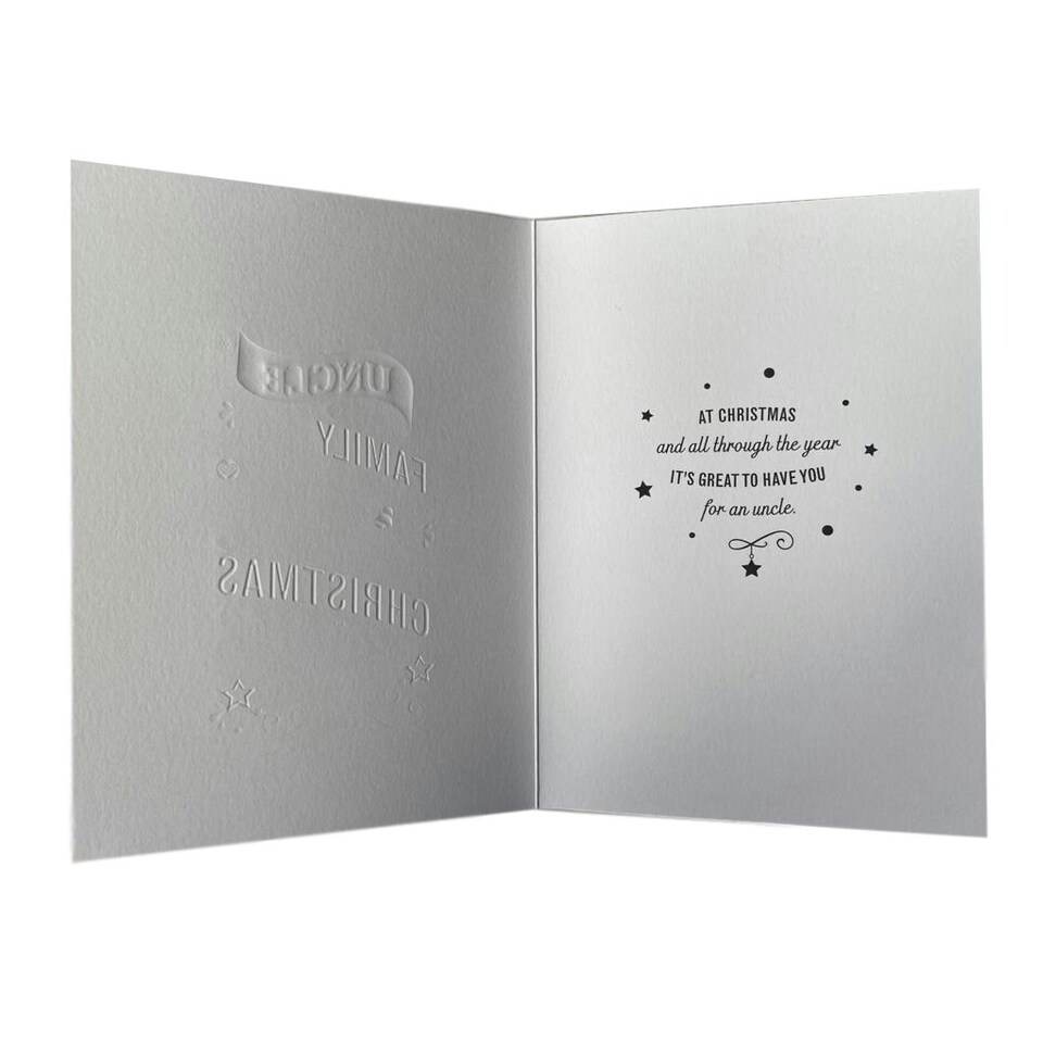 image 1 of Uncle at Christmas, Christmas Greetings Card