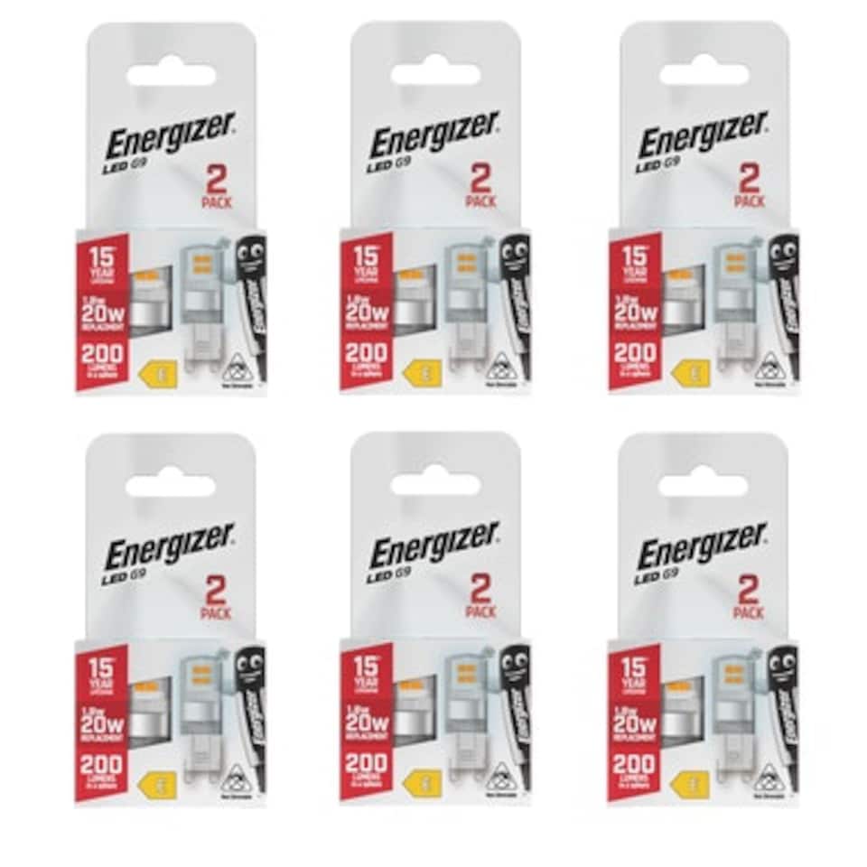 image 1 of Energizer LED G9 200lm 1.8W 6500K (Daylight) Light Bulb - Pack of 12