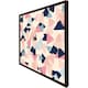 image 3 of Pastel coloured triangles (Picutre Frame) Brown | Oak | L