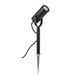 image 2 of Palin Outdoor Spike Light Matt Black, Glass IP44, GU10