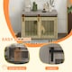 image 5 of PawHut Dog Crate Furniture with Removable Cushion, for Medium Dogs - Brown