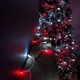 image 2 of 200 LED 16m Christmas Outdoor Function Lights Timer Clear Cable in Red & White
