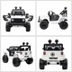 image 8 of HOMCOM 12V Kids Electric Ride On Car Truck Off-road Toy W/ Remote Control White