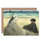 image 1 of Edouard Manet Painting On The Beach Art Card